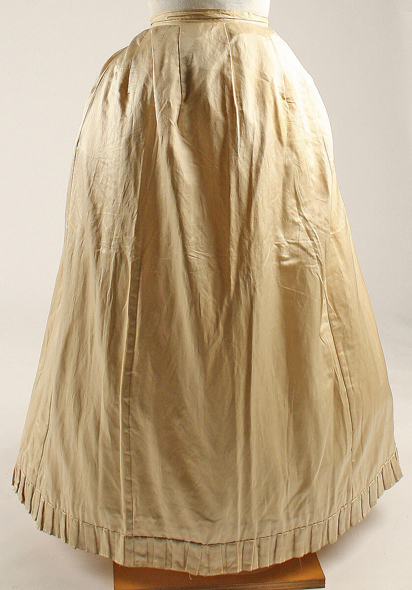 Wedding dress, silk, American
