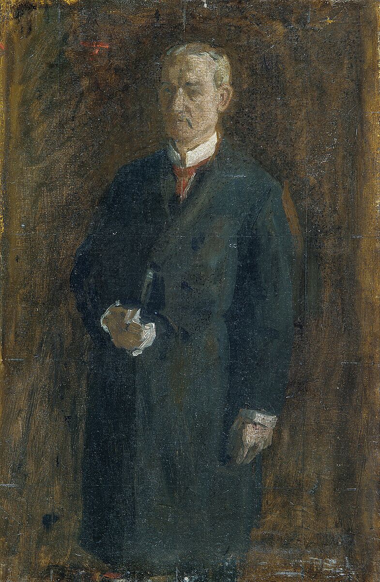 James MacAlister (Sketch), Thomas Eakins  American, Oil on canvas, American