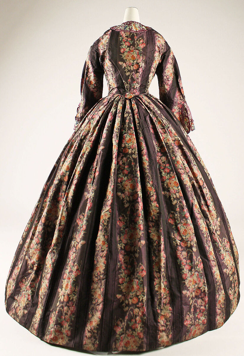 Afternoon dress, silk, British