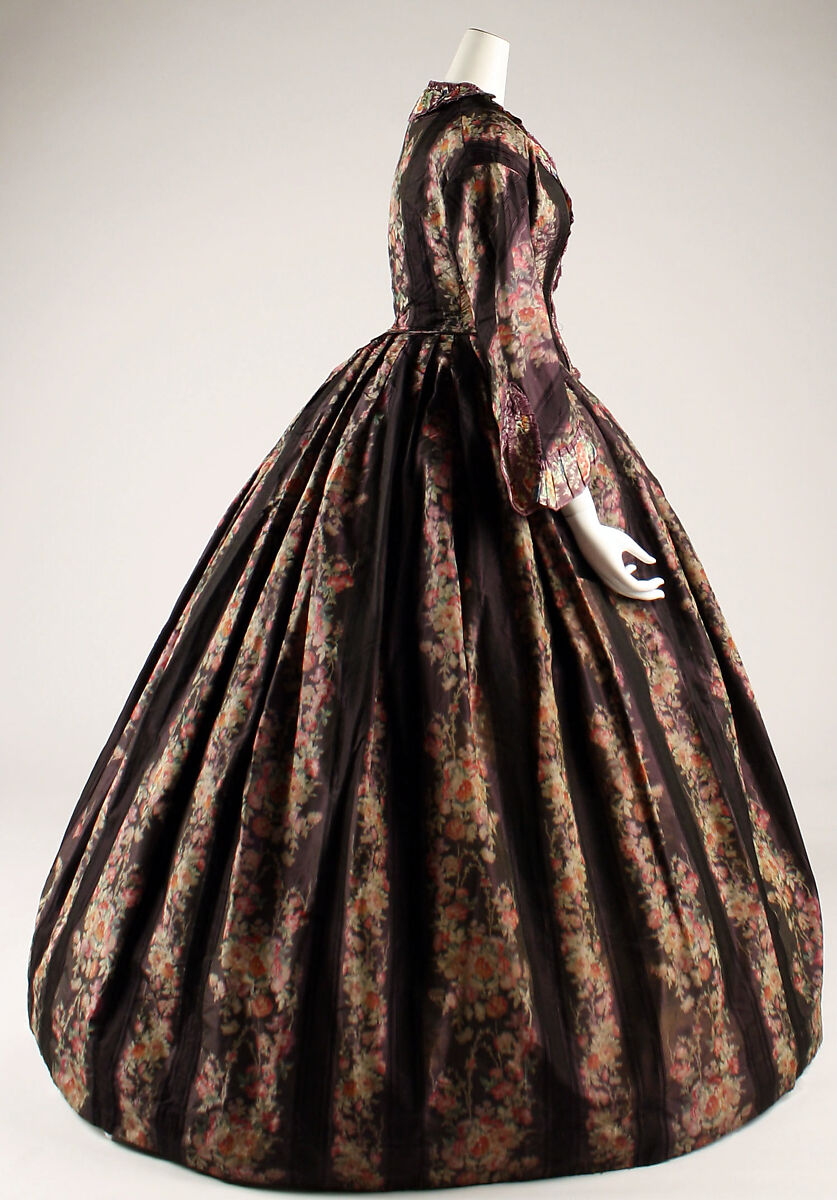 Afternoon dress, silk, British