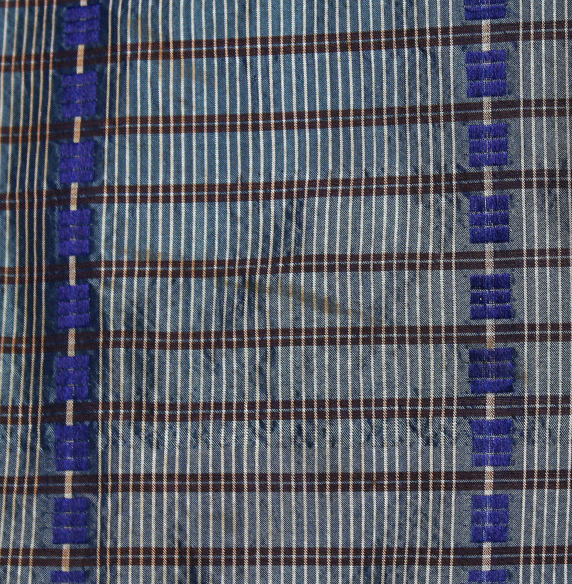 Dress, silk, flax, British