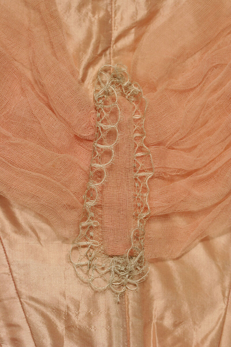 Ball gown, silk, cotton, American