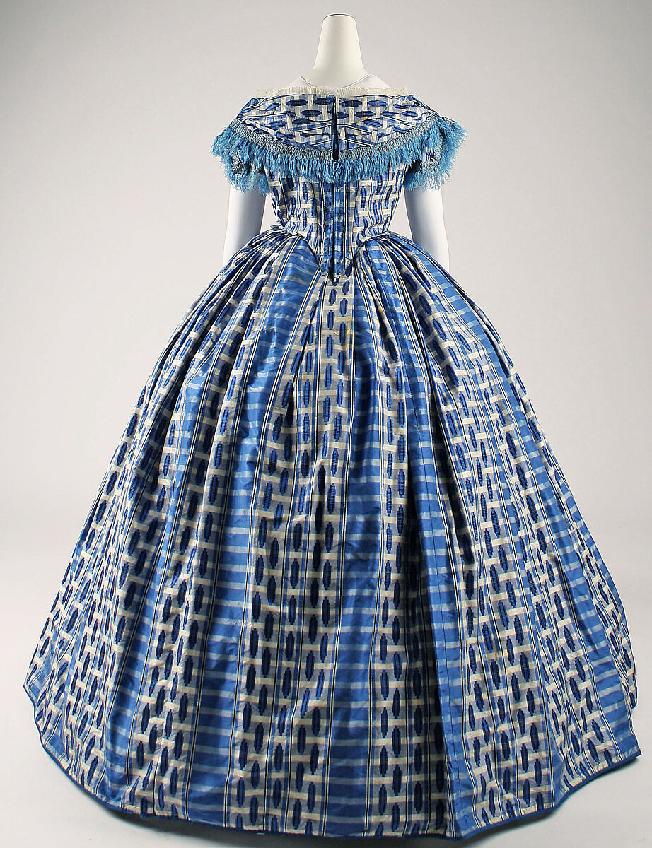 Evening ensemble, silk, American