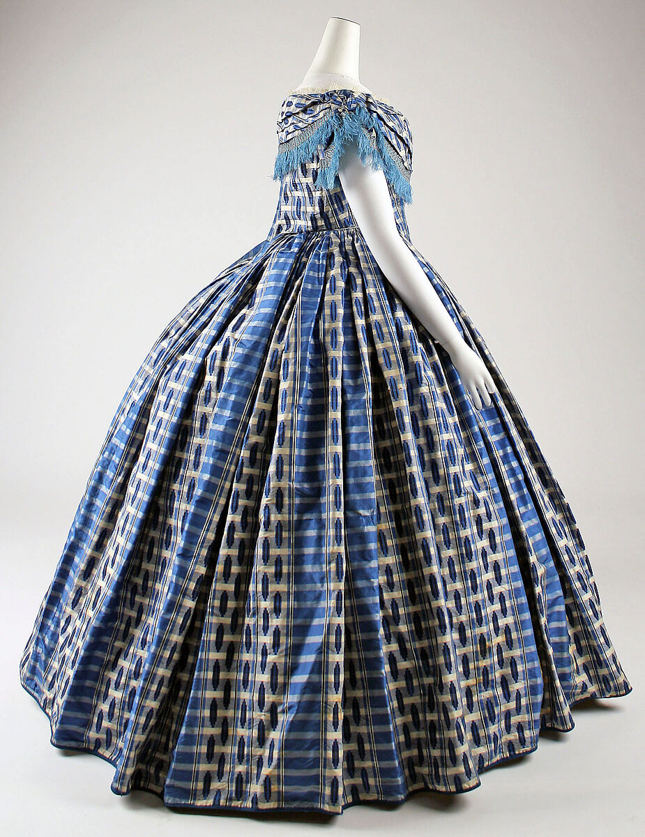 Evening ensemble, silk, American
