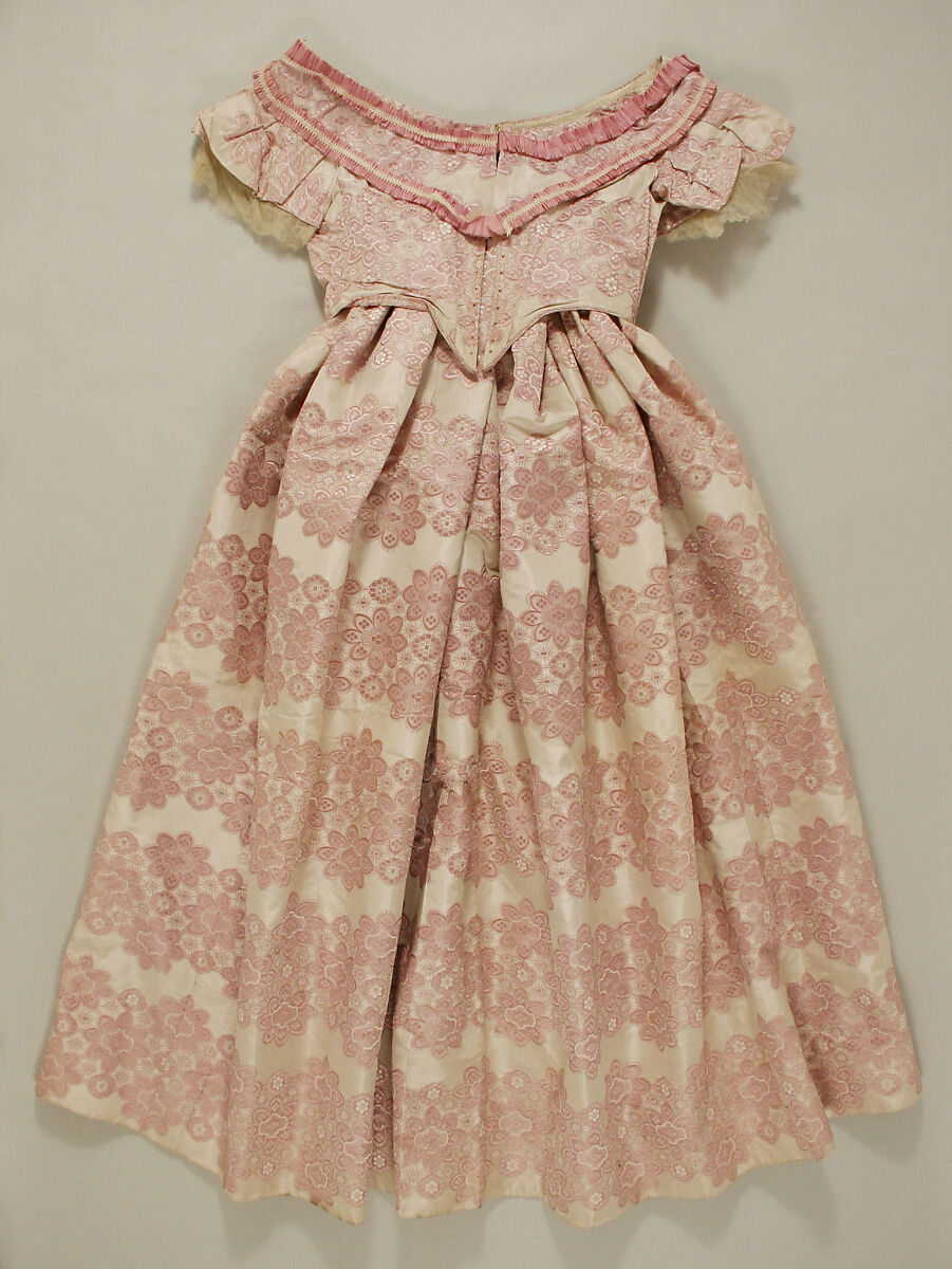 Dress, silk, American