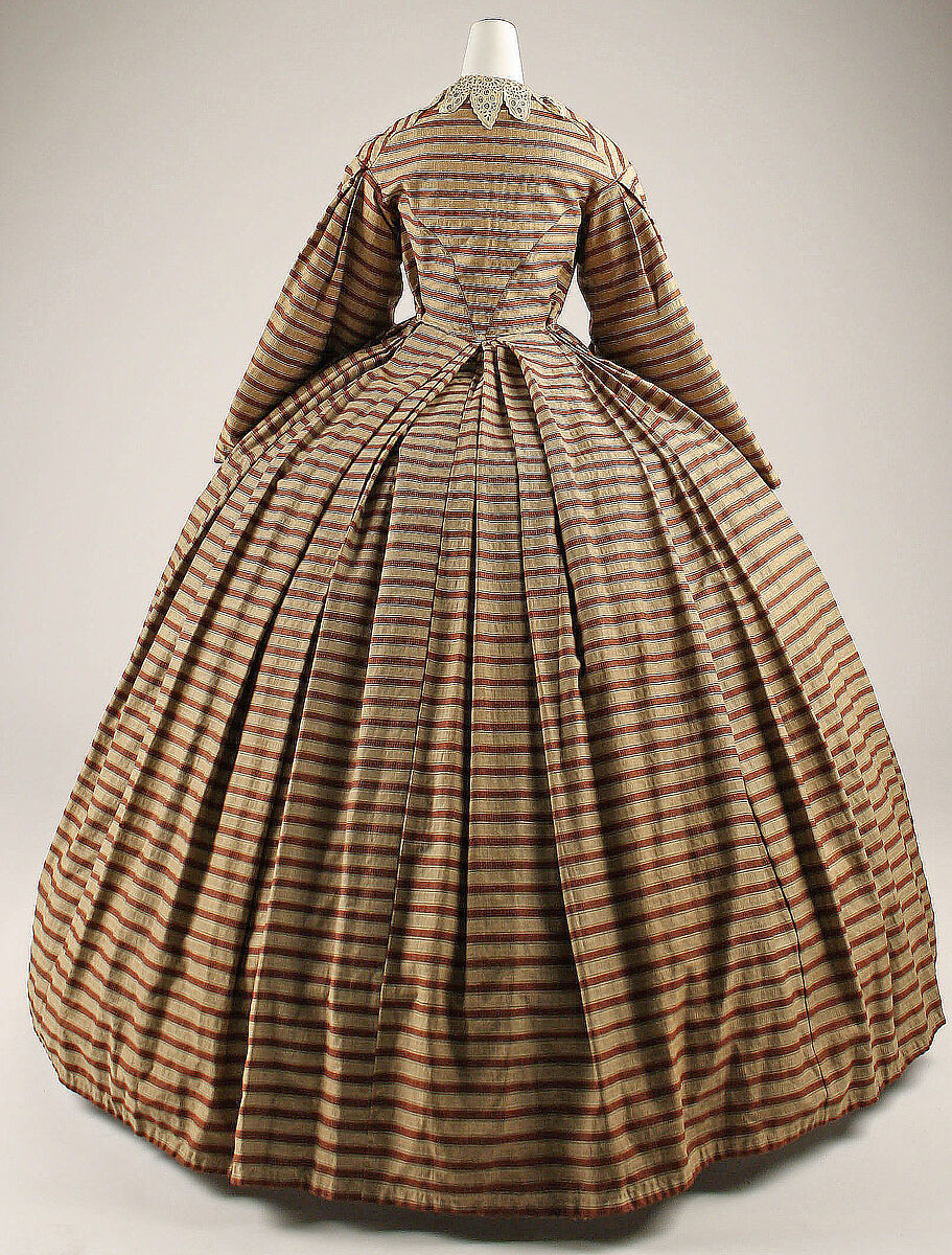 Dress, cotton, American
