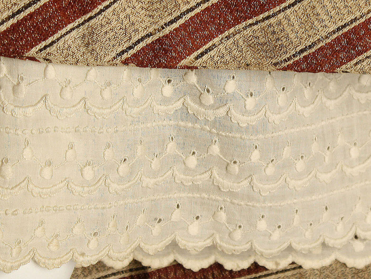 Dress, cotton, American