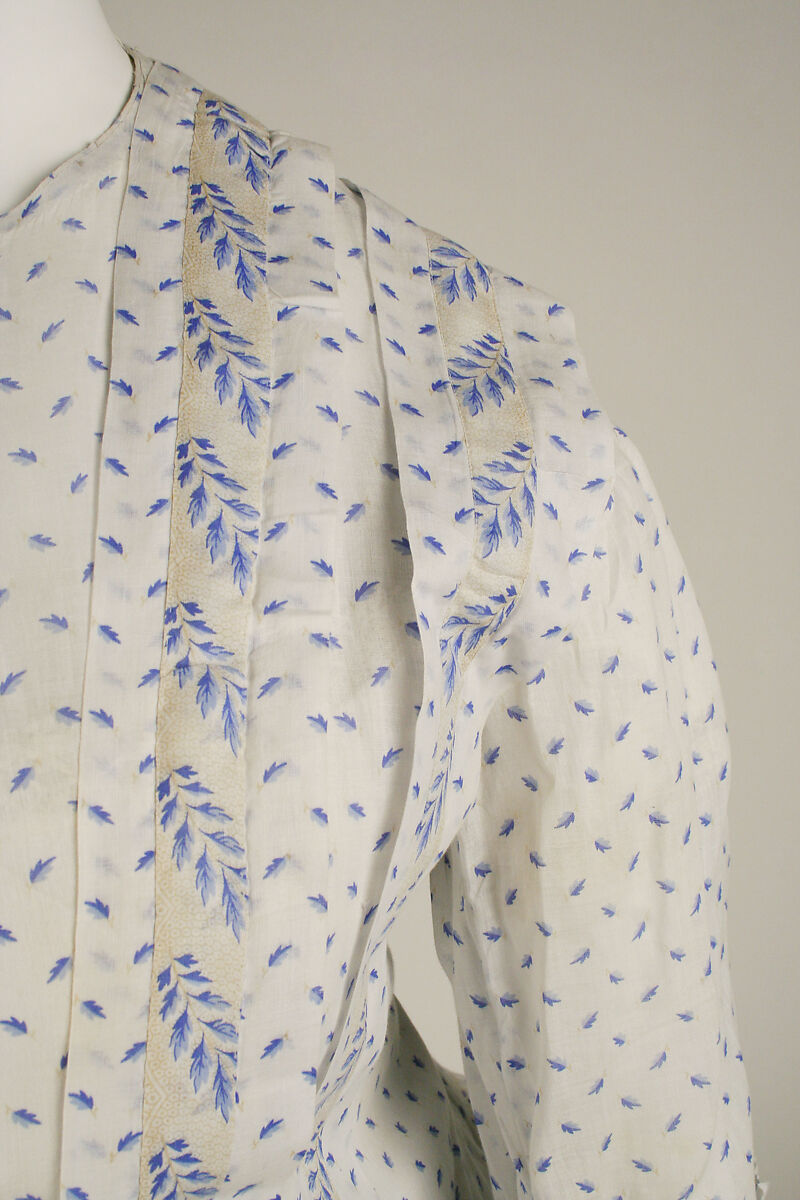 Morning dress, cotton, American
