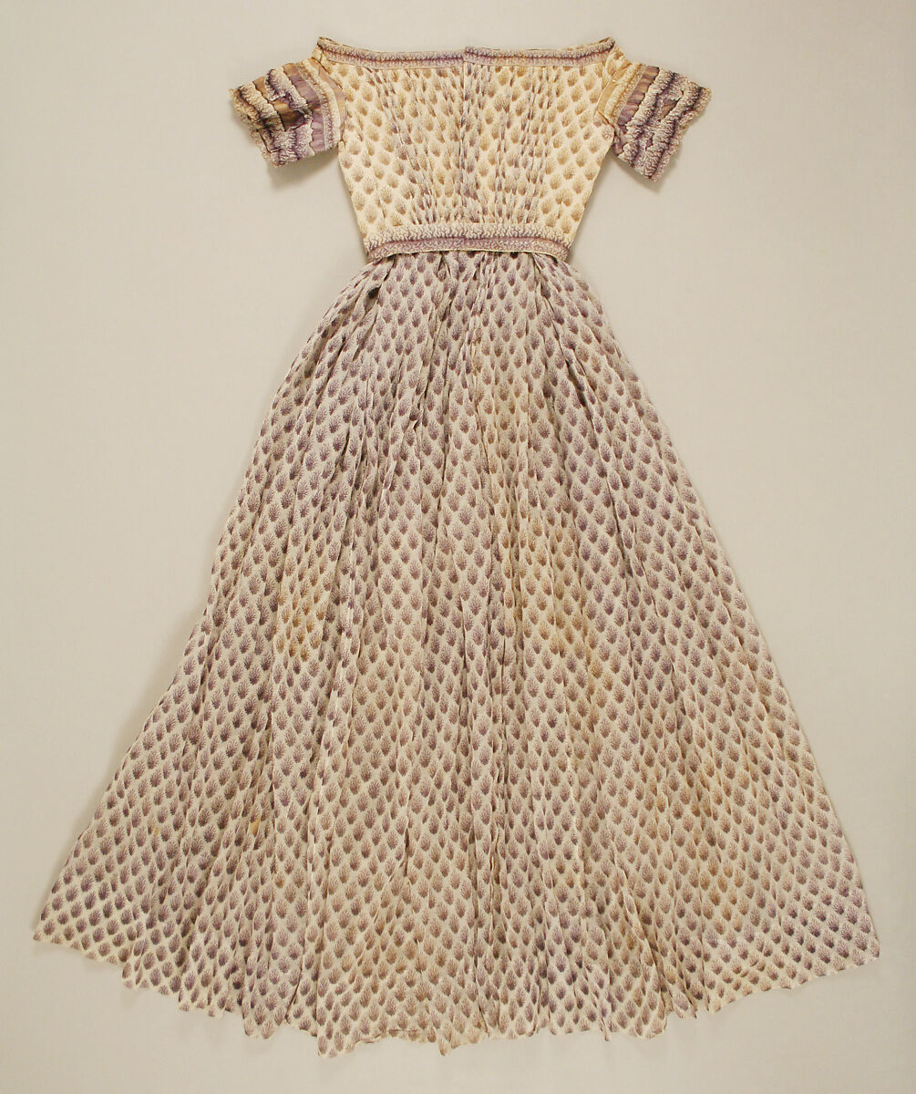 Dress, cotton, American