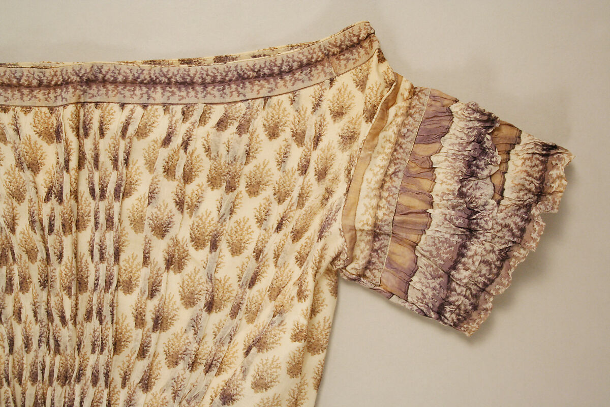 Dress, cotton, American