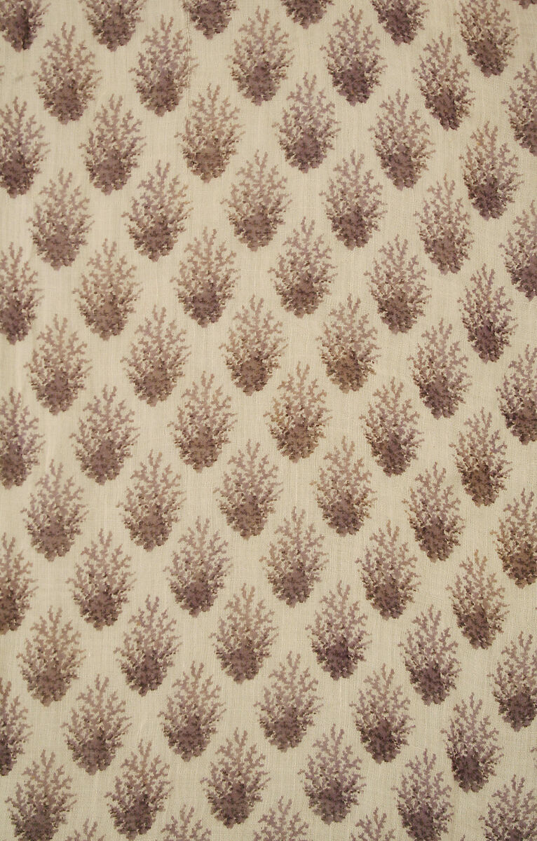 Dress, cotton, American