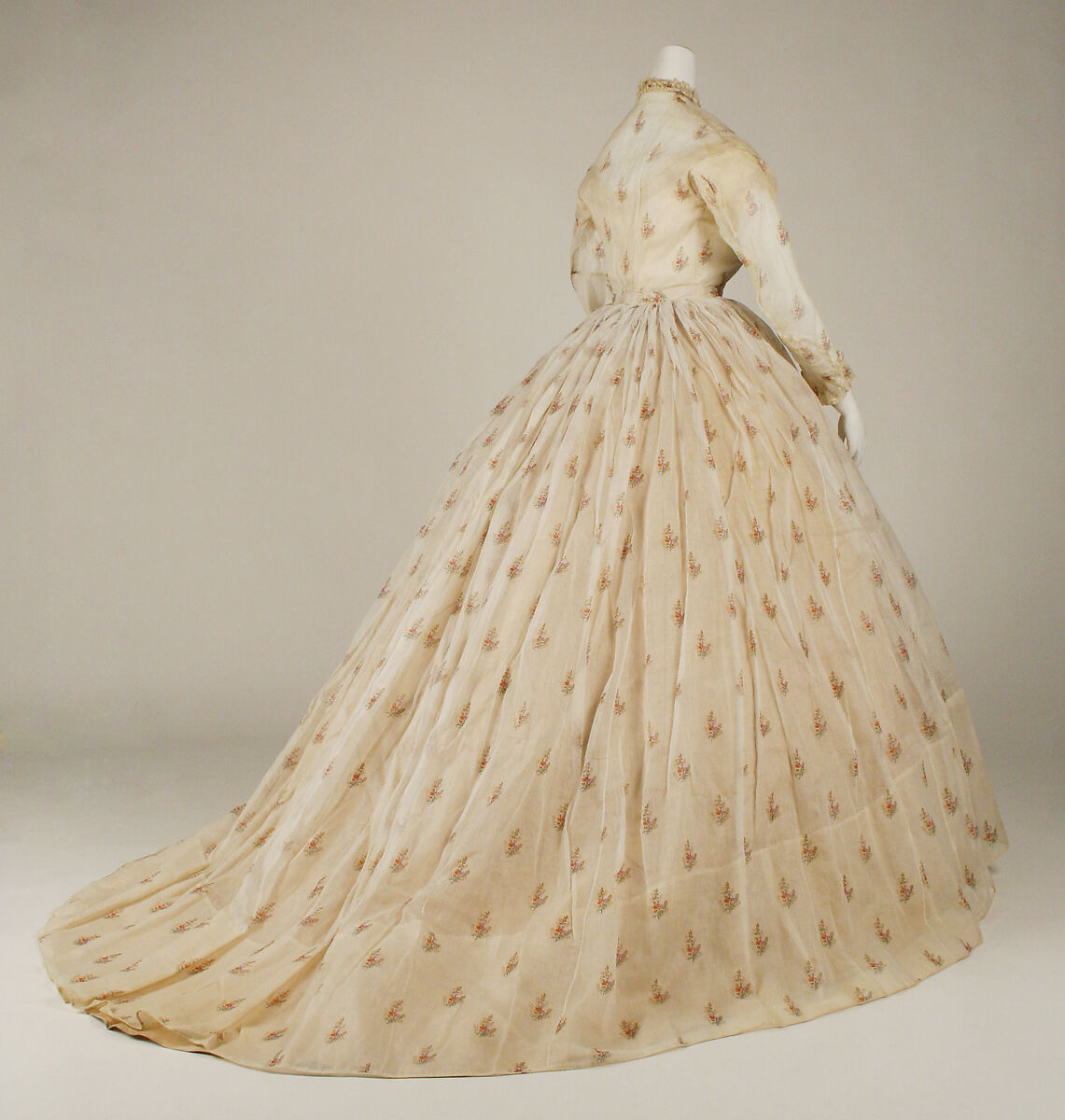 Dress, silk, American