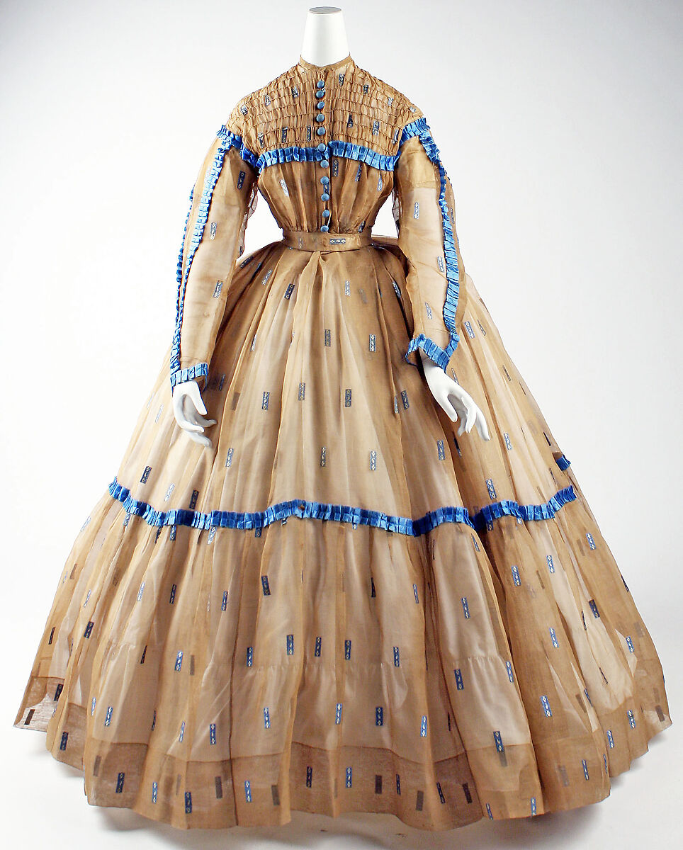 Morning dress, [no medium available], probably American 