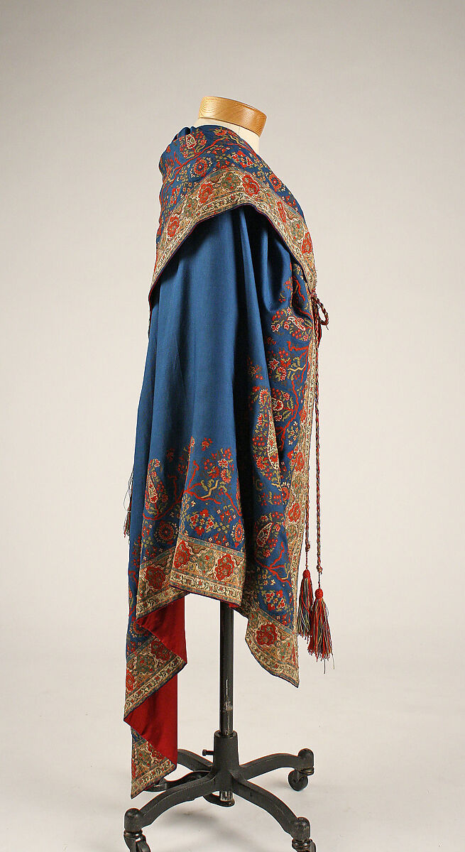 Evening cape, silk, cashmere, European