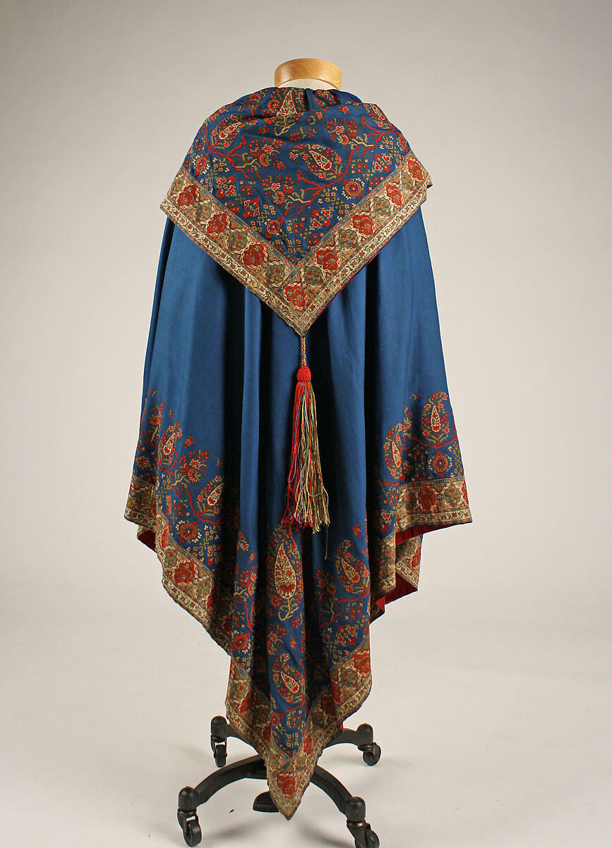 Evening cape, silk, cashmere, European