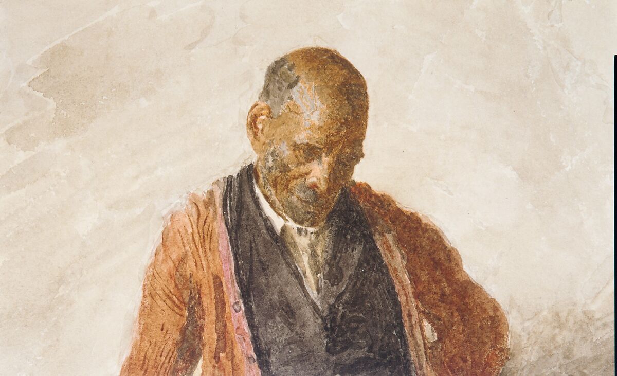 The Dancing Lesson, Thomas Eakins (American, Philadelphia, Pennsylvania 1844–1916 Philadelphia, Pennsylvania), Watercolor on off-white wove paper, American