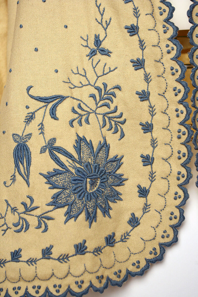 Bed jacket, wool, American