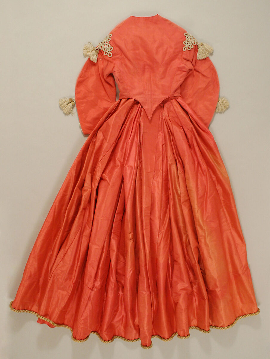 Dress, silk, American