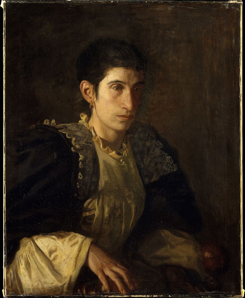 Signora Gomez d'Arza, Thomas Eakins  American, Oil on canvas, American