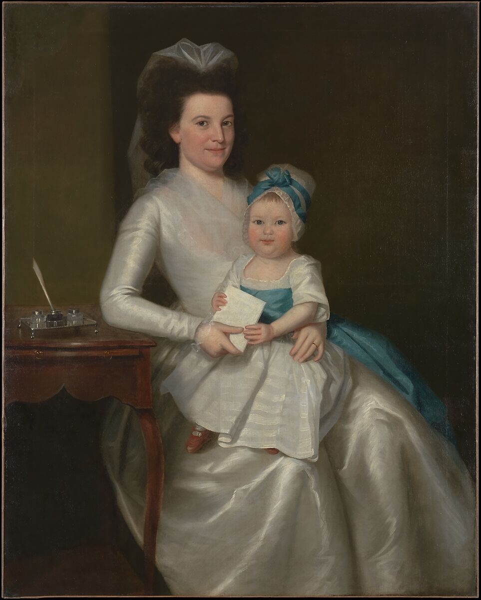 Lady Williams and Child, Ralph Earl (American, Worcester County, Massachusetts 1751–1801 Bolton, Connecticut), Oil on canvas, American