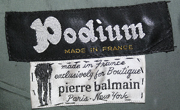 Jacket, House of Balmain (French, founded 1945), wool, French