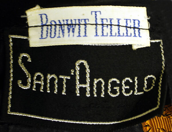Ensemble, Giorgio di Sant'Angelo (American, born Italy, 1933–1989), a–d) synthetic, American