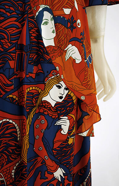 "Medieval Dress", Giorgio di Sant'Angelo (American, born Italy, 1933–1989), synthetic, American