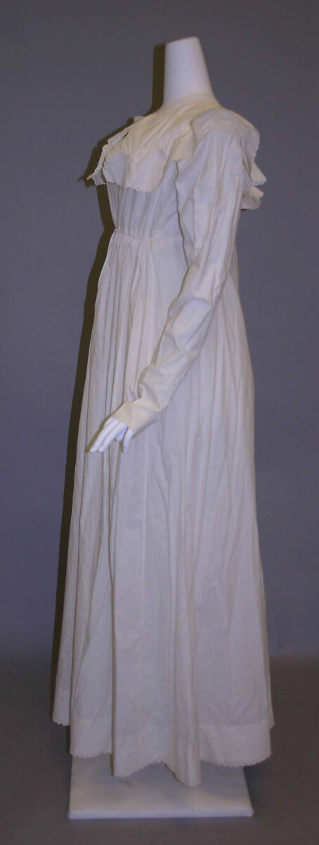Dress, cotton, American