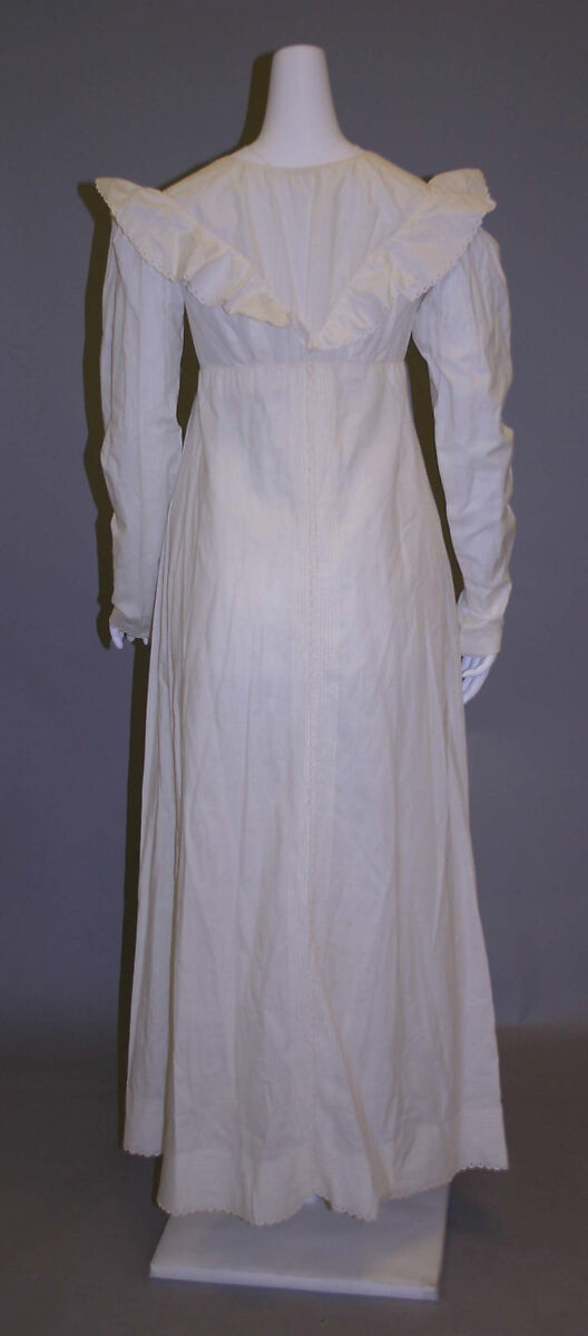 Dress, cotton, American