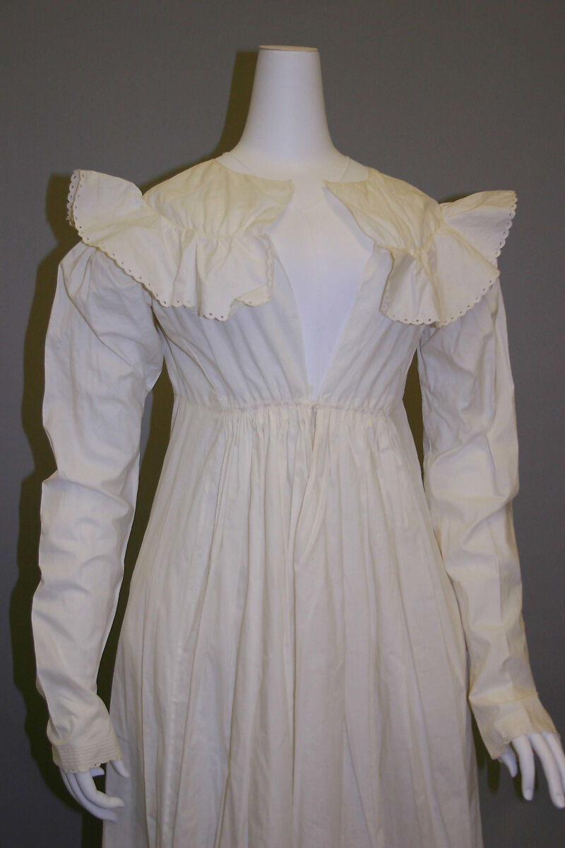 Dress, cotton, American
