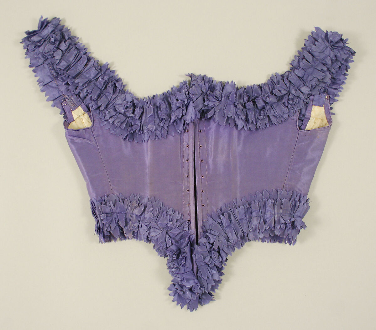 Corselet, silk, American or European