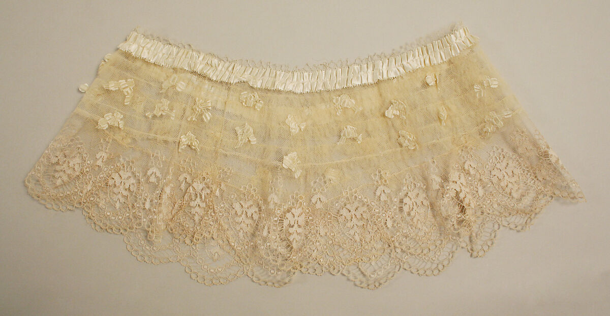 Wedding ensemble, silk, American