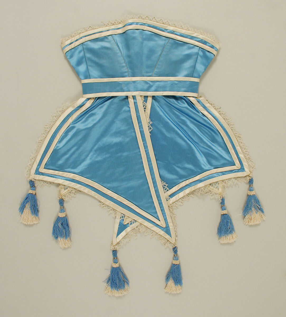 Corselet, silk, French
