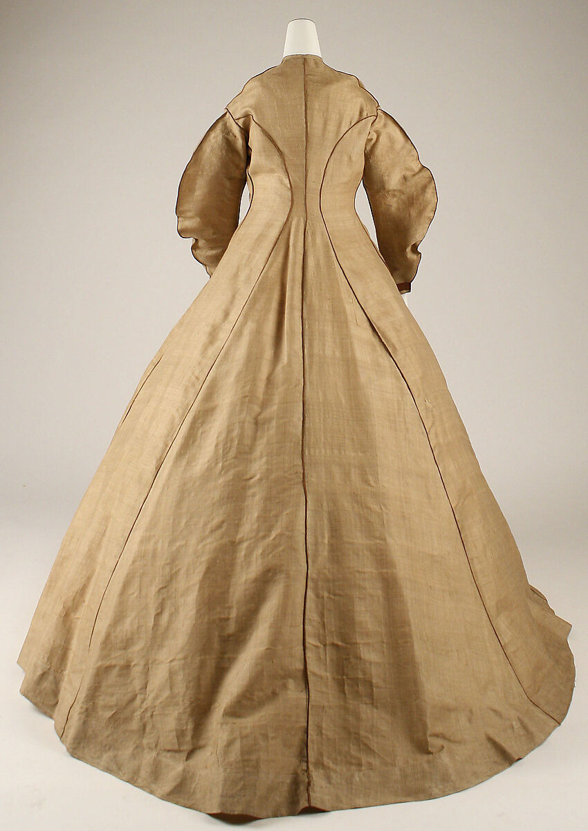 Morning dress, silk, British
