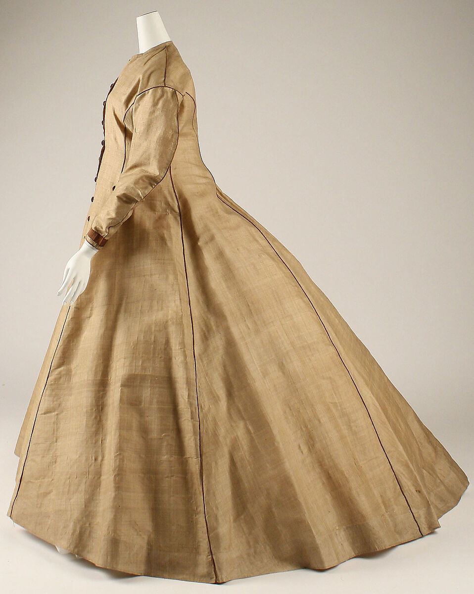 Morning dress, silk, British