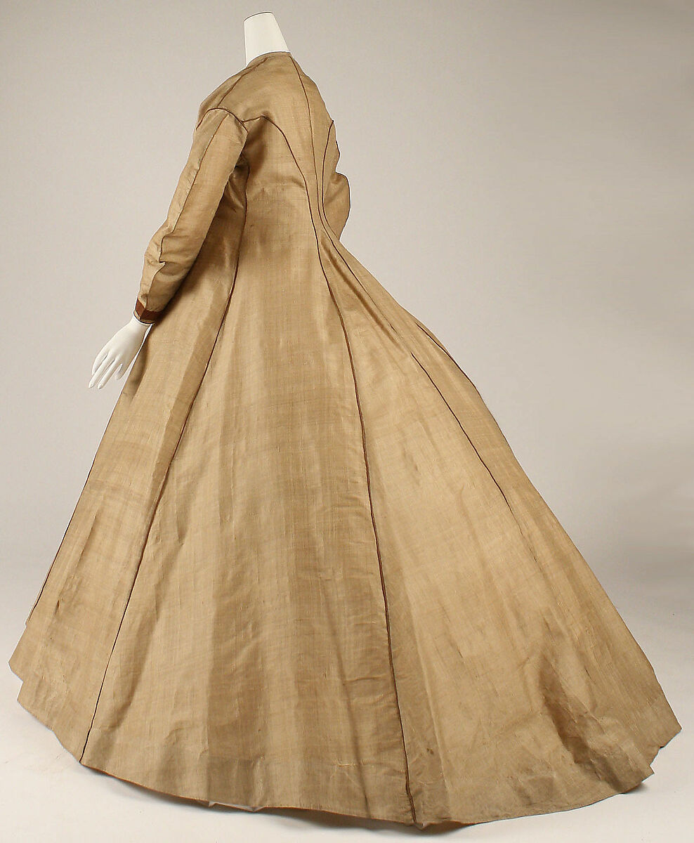 Morning dress, silk, British