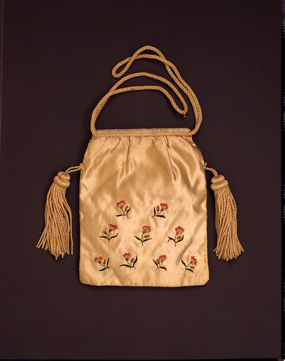 Purse, silk, American 