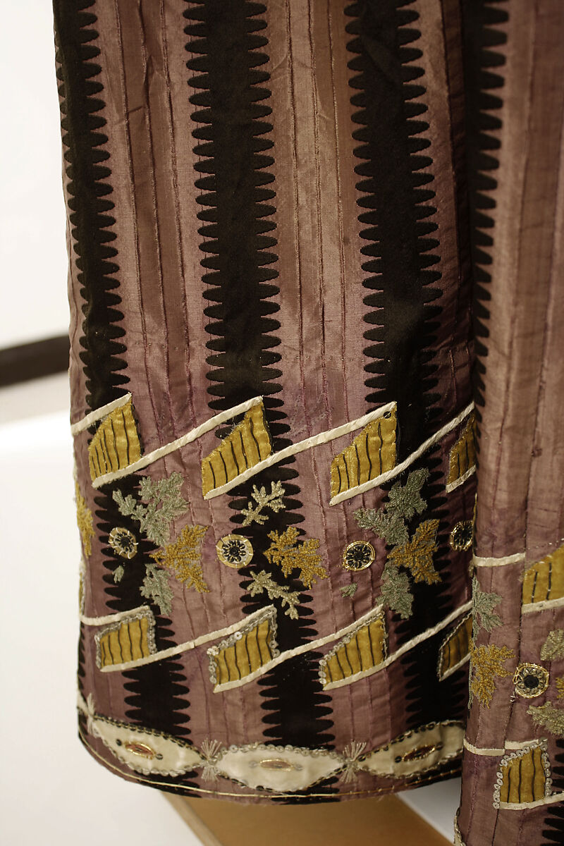 Dress, silk, metal, Spanish