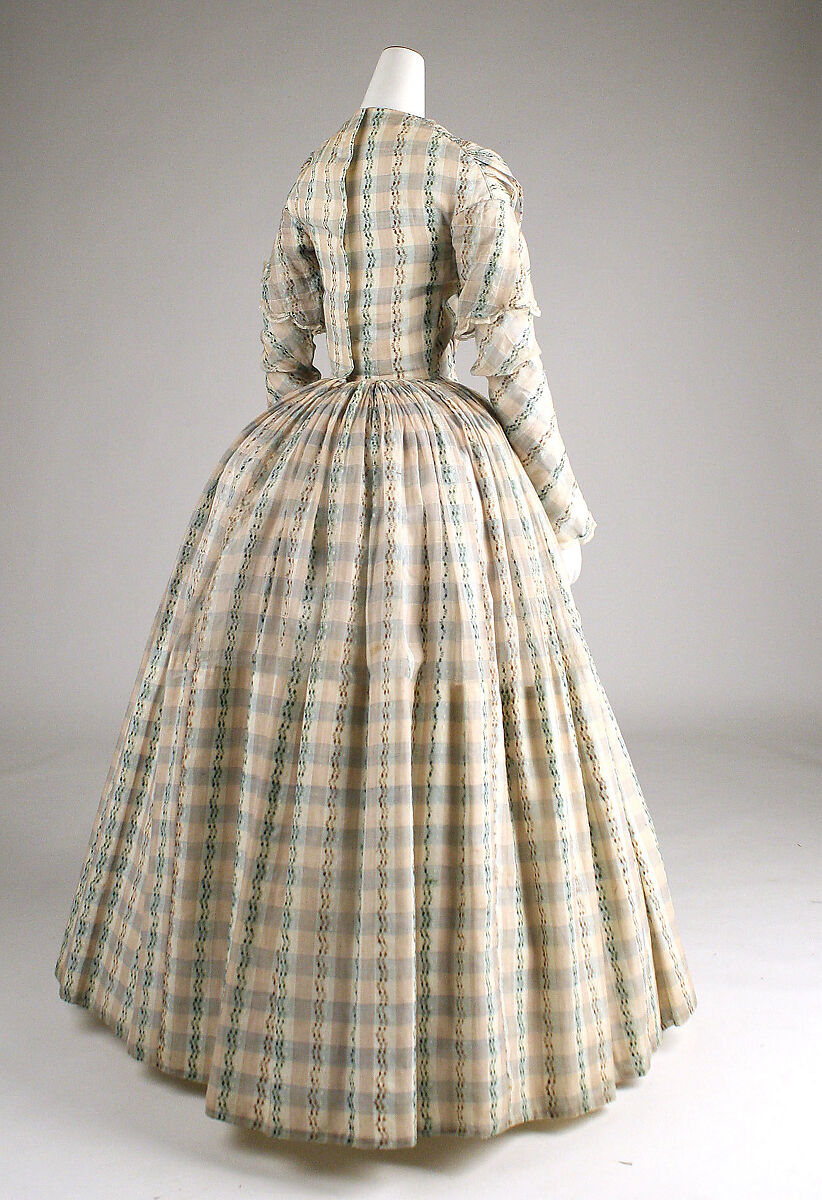 Afternoon dress, cotton, American