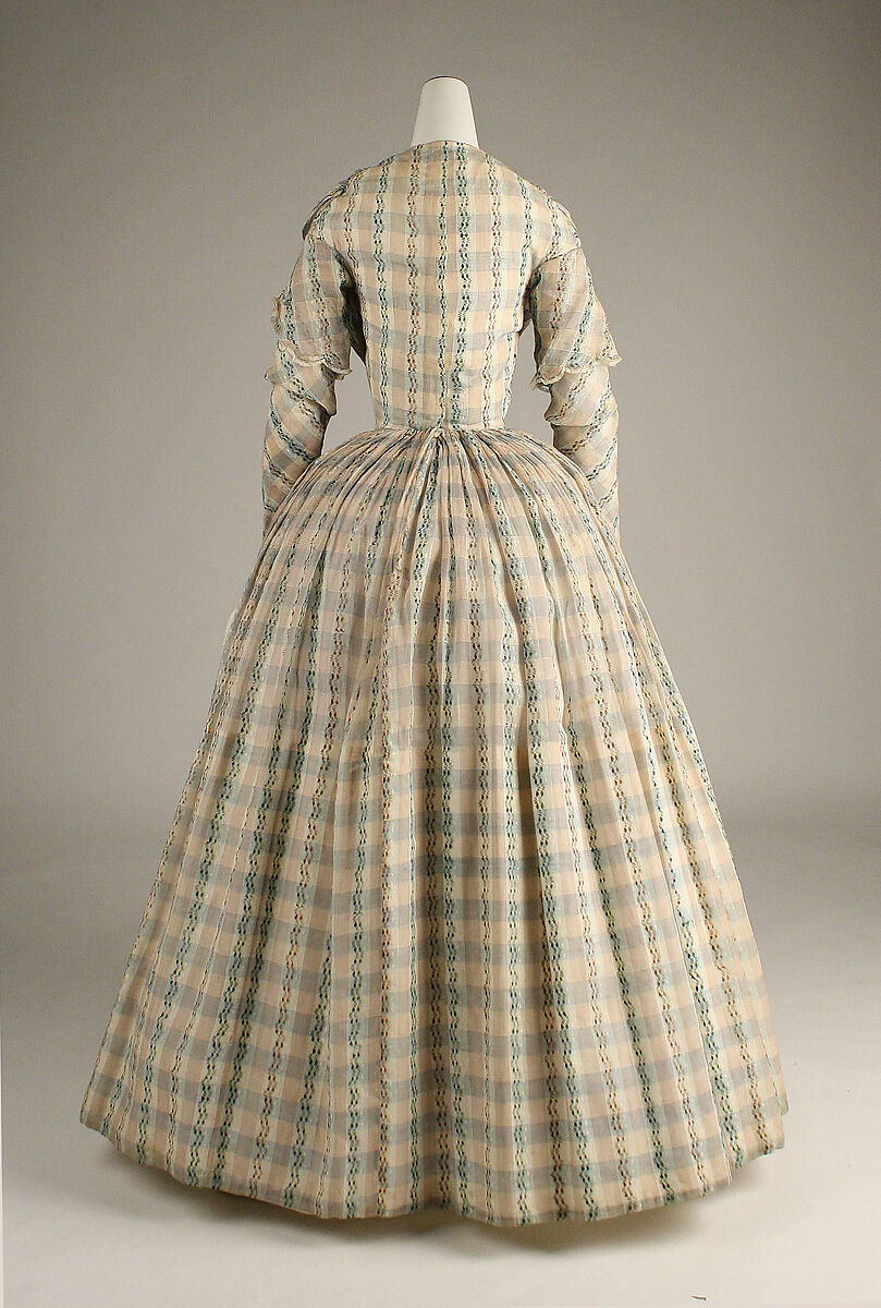Afternoon dress, cotton, American