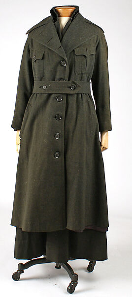 Uniform, (a–f) wool
(g, h) silk, American