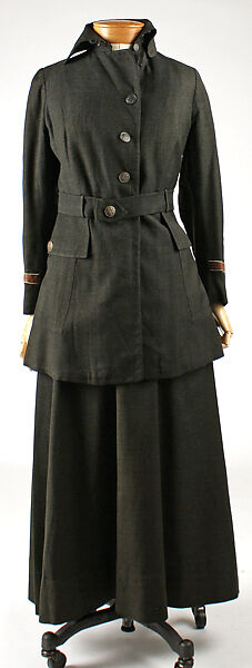 Uniform, (a–f) wool
(g, h) silk, American