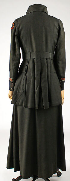 Uniform, (a–f) wool
(g, h) silk, American