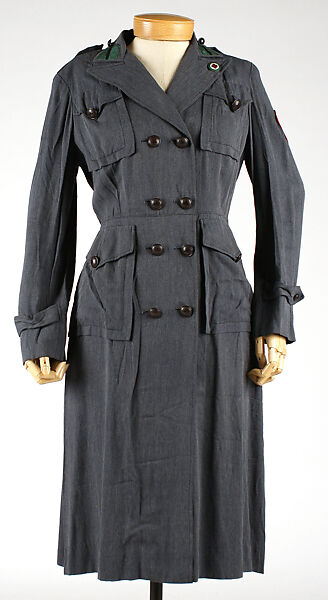 Uniform, (a, b) wool; (c–e) metal, American 
