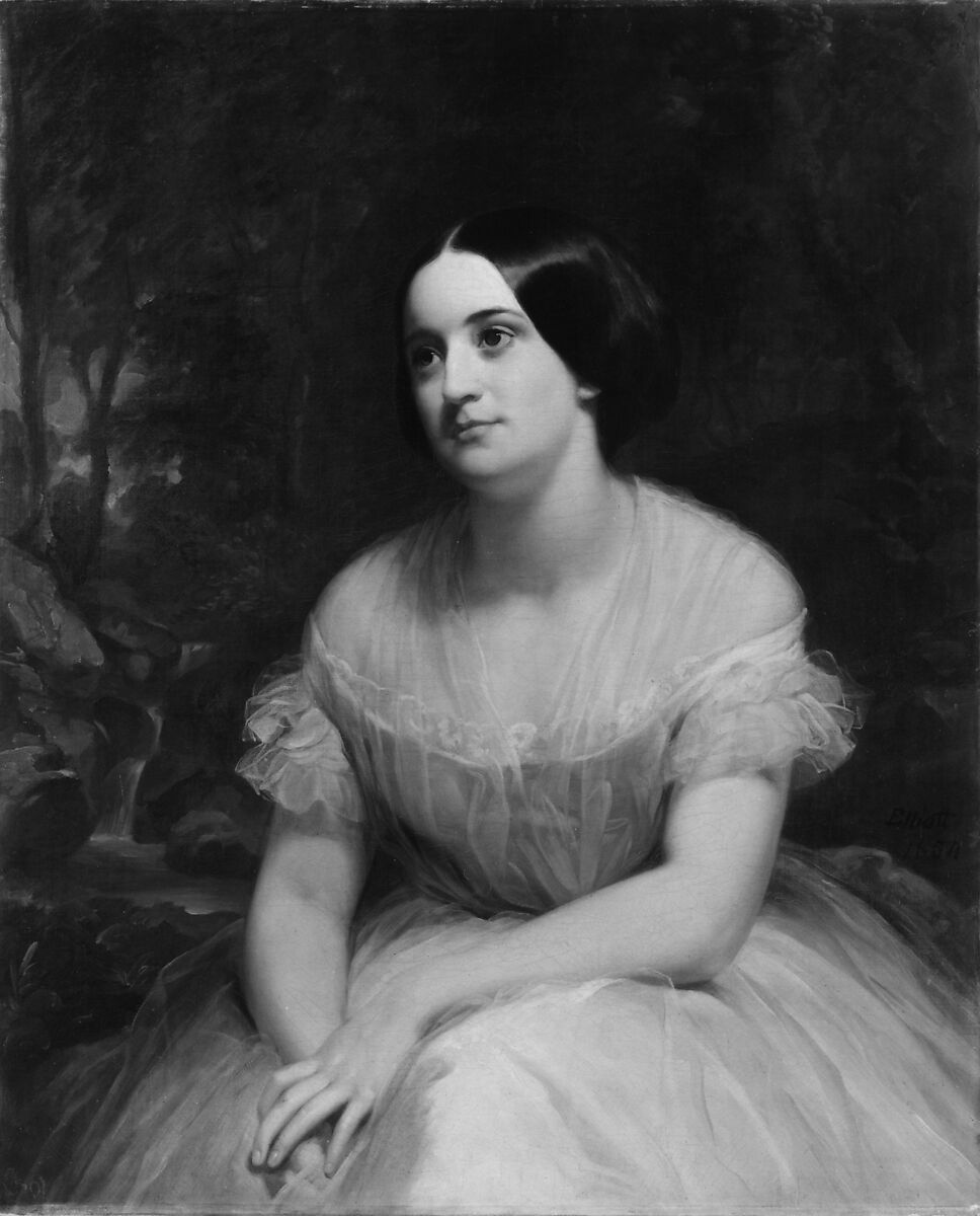 Mrs. James Clinton Griswold, Charles Loring Elliott (1812–1868), Oil on canvas, American 
