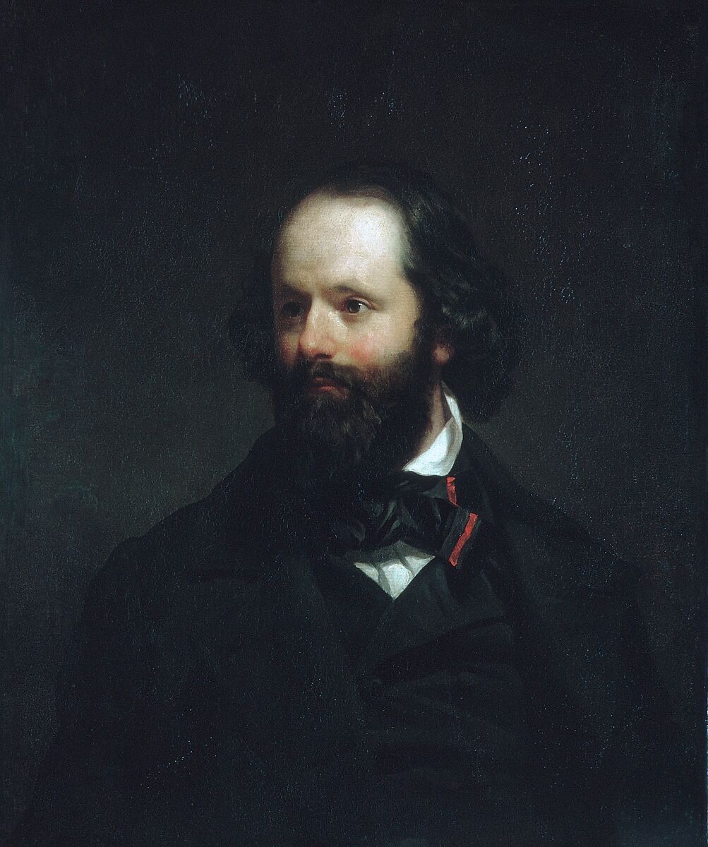 Portrait of the Artist, Charles Loring Elliott (1812–1868), Oil on canvas, American 