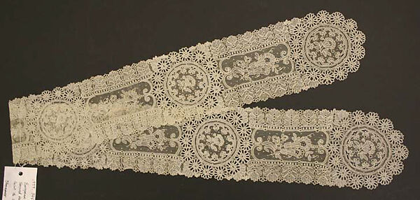 Lace, cotton, probably European 