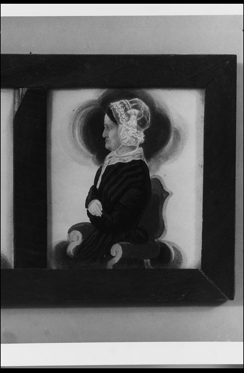 Portrait of an Old Lady, James Sanford Ellsworth (1802–1873), Watercolor on paper, American