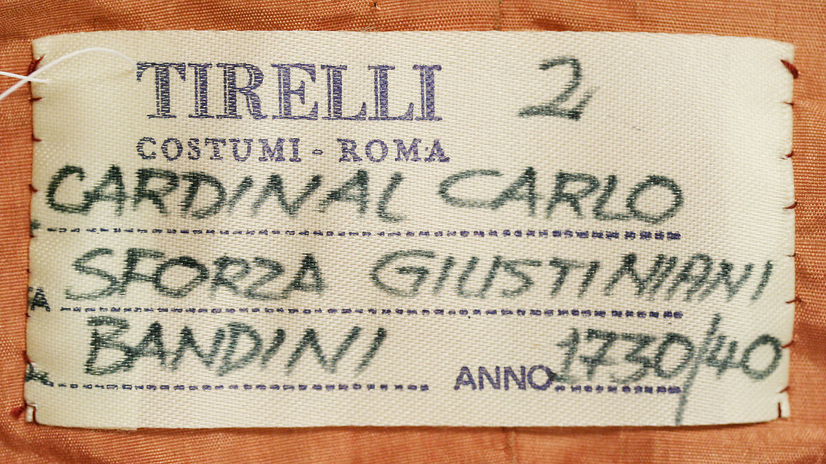 Cassock, Silk, Italian