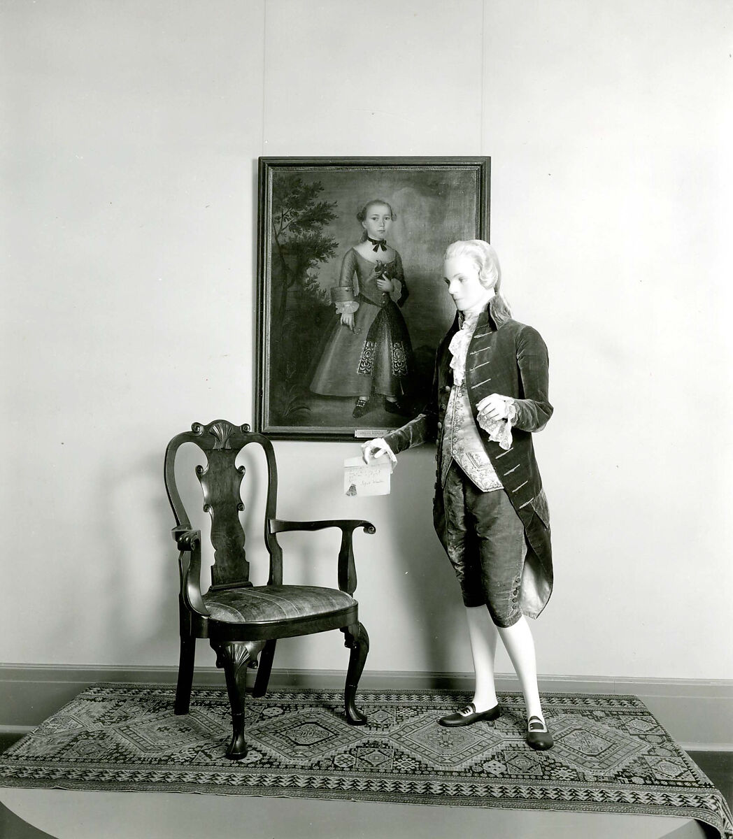 Waistcoat, silk, French